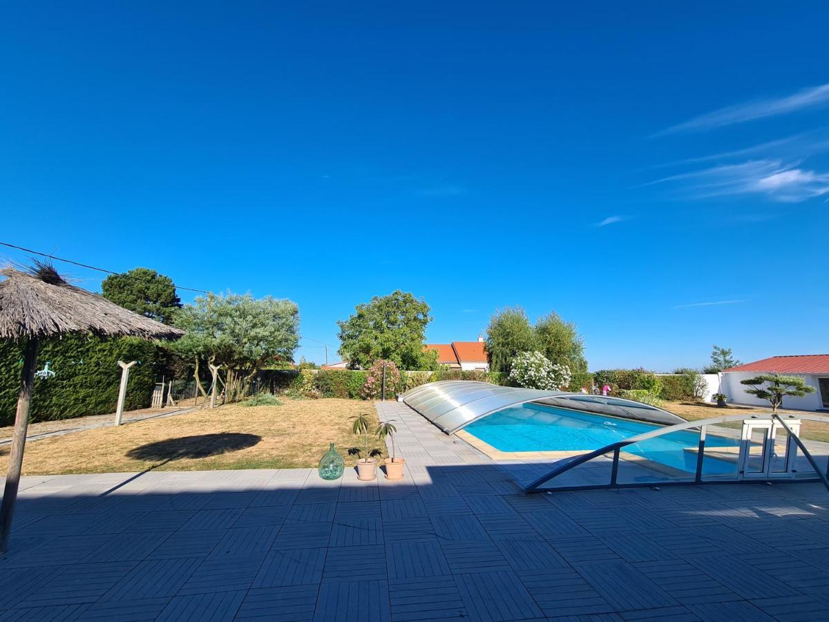 Ty Grain De Sel : Logement Privatif Avec Piscine, Jardin Et Patio Chauvé Dış mekan fotoğraf